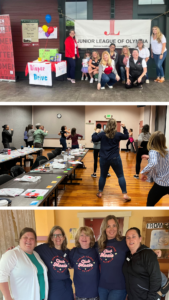 Members at various events: Diapers at the Depot, Club Moxie and EmpowerU
